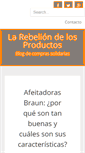 Mobile Screenshot of larebeliondelosproductos.org